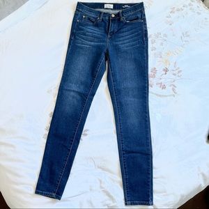 Nicole Miller SOHO high rise skinny size 4 blue jeans